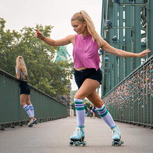 BTFL Scarlett Pro Genuine Suede Artistic roller skate available at BTFLStore.com Trail skating