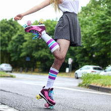 BTFL Sneaker Skate Yalua pink purple roller skate available at BTFLStore.com street skating