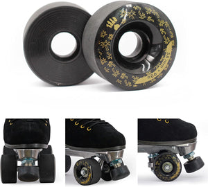 90A Indoor/Outdoor | (57 MM x 32MM) | Black Hybrid Trick Wheel Set | FREE SHIPPING